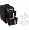 Tefal Easy Fry EY7568 Double 10 L Stand-alone 2700 W Hot air fryer Black