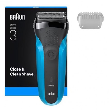 Braun Series 3 310s Foil shaver Trimmer Black, Blue