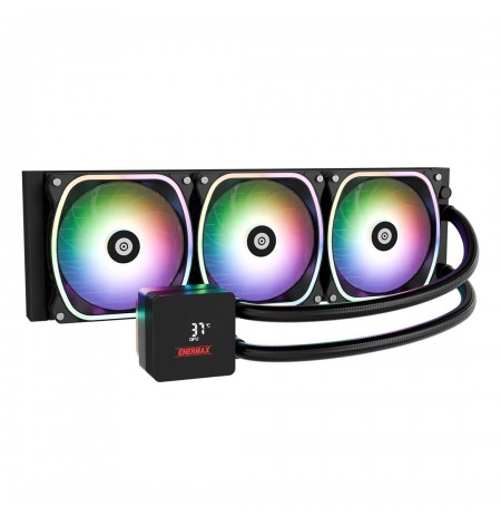 Enermax Aquafusion II 360 mm Processor All-in-one liquid cooler 12 cm Black