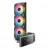 DeepCool LT360 VISION ARGB Processor Liquid cooling kit 12 cm Black 1 pc(s)