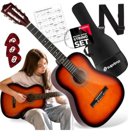 SUPRIMO CG34 SB classical guitar 3/4 36 inch sunburst