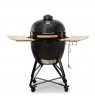 Kamado Bono Grande Ceramic Grill 23″ Kamado barbecue/grill Cart Charcoal (fuel) Black