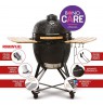 Kamado Bono Grande Ceramic Grill 23″ Kamado barbecue/grill Cart Charcoal (fuel) Black