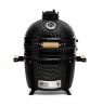 Kamado Bono Minimo Ceramic Grill 15″ Kamado barbecue/grill Cart Charcoal (fuel) Black