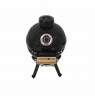 Kamado Bono Picnic Ceramic Grill 13″ Kamado barbecue/grill Cart Charcoal (fuel) Black