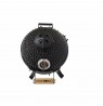Kamado Bono Picnic Ceramic Grill 13″ Kamado barbecue/grill Cart Charcoal (fuel) Black