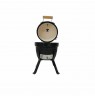 Kamado Bono Picnic Ceramic Grill 13″ Kamado barbecue/grill Cart Charcoal (fuel) Black