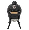 Kamado Bono Picnic Ceramic Grill 13″ Kamado barbecue/grill Cart Charcoal (fuel) Black