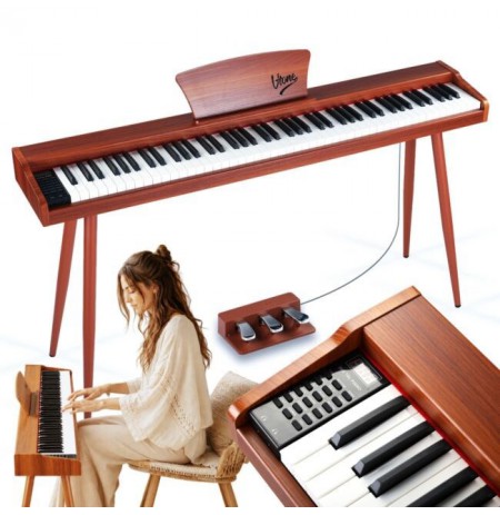 V-TONE BL-130 digital four-legged piano brown