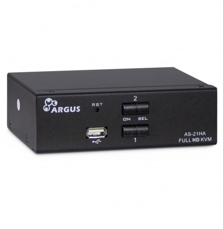 Inter-Tech AS-21HA HDMI KVM switch Black