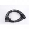 Evaka EV Charging Cable Type 2-Type 2, 22 kW, 32 A, 5 x 6 mm2, 1 x 0.5 mm2, 5 m | ITGAM3871 | Black