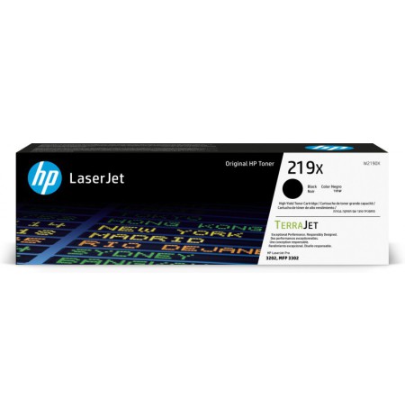 HP 219X (W2190X) Lazerinė kasetė, Juoda