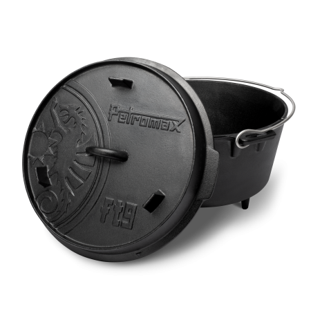 PETROMAX ketaus puodas Dutch oven su kojelėm, ft9, 7,5l
