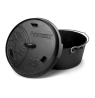 PETROMAX ketaus puodas Dutch Oven ft9 su plokščiu dugnu 7,5l