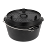 PETROMAX ketaus puodas Dutch Oven ft9 su plokščiu dugnu 7,5l