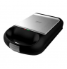 Cecotec Sandwich Maker | Rock'nToast Family 3in1 | 1500 W | Number of plates 3 | Black