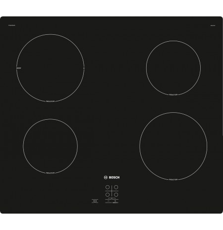 Bosch Serie 2 PUG61RAA5E hob Black Built-in 60 cm Zone induction hob 4 zone(s)