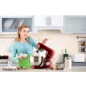 ELDOM WRK1250 CHEF planetary robot, 800 W, 8 speeds, 5 l bowl, red
