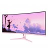 Arozzi Nova 34″ Curved computer monitor 86.4 cm (34") 3440 x 1440 pixels 4K Ultra HD LED Pink