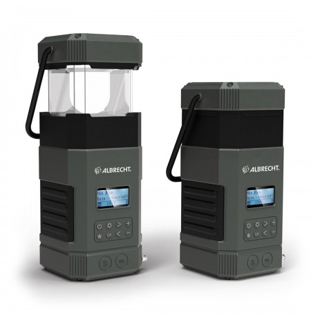 Albrecht DR 114 DAB Battery powered camping lantern USB port