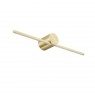 WALL LED LIGHT MODERN SLIM M IP44 GOLD