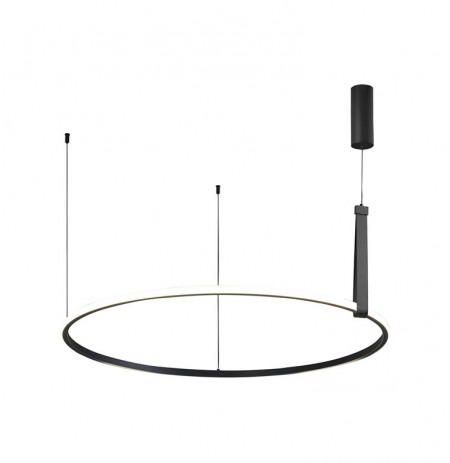 LUMINAIRE PENDANT 42W LED D90CM BLACK