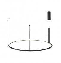 LUMINAIRE PENDANT 42W LED D90CM BLACK