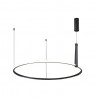 LUMINAIRE PENDANT 42W LED D90CM BLACK