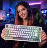 Inca IKG-455 keyboard Gaming USB + RF Wireless + Bluetooth QWERTY German White