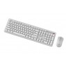 Gembird KBS-WPS-01 Slim Pro Business wireless desktop set, white, RU layout