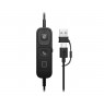 HP Poly Mission 825 Stereo USB Wired Headset