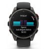 Garmin fēnix 8 Pro 3.56 cm (1.4") AMOLED 47 mm Digital 454 x 454 pixels Touchscreen Grey Wi-Fi GPS (satellite)
