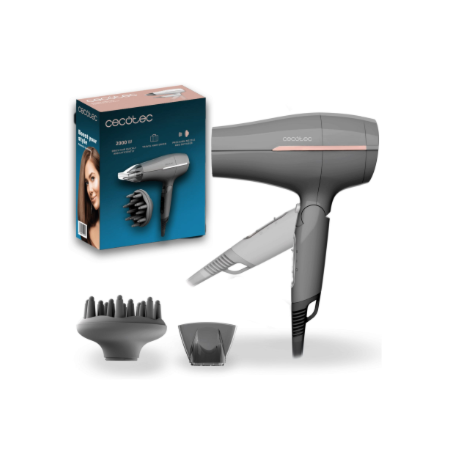 Cecotec Hair dryer | IoniCare Power&Go Heaven | 2000 W | Number of temperature settings 2 | Ionic function | Diffuser nozzle | G