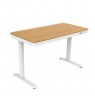 ACTIVEJET desk with electric height adjustment 120x60 ET119S white/oak