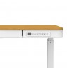 ACTIVEJET desk with electric height adjustment 120x60 ET119S white/oak