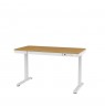 ACTIVEJET desk with electric height adjustment 120x60 ET119S white/oak