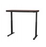 ACTIVEJET desk with electric height adjustment 120x60 ET119S black/walnut
