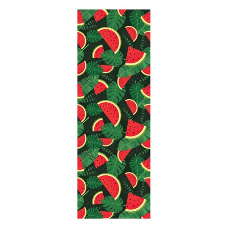 GreenBlue GB183 Classic Beech Deck Chair with Watermelon Print