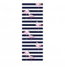 GreenBlue GB183 Classic Beech Deck Chair with "Flaming" Print