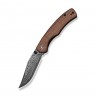 Knife Civivi Clingman Damascus Guibourtia Wood