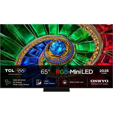 TCL RM7L 65RM7L TV 165.1 cm (65") 4K Ultra HD Smart TV Wi-Fi Black 2000 cd/m²