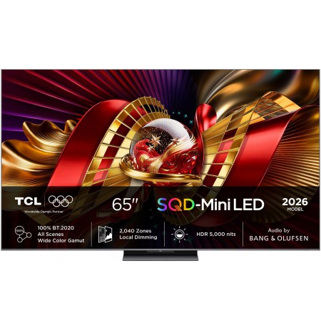 TCL C8L 65C8L TV 165.1 cm (65") 4K Ultra HD Smart TV Wi-Fi Black 6000 cd/m²