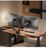 Equip 17"-32" Dual Monitor Desk Mount