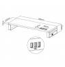 Equip 650881 Desktop Monitor Stand with USB