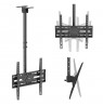 Maclean Ceiling Mount for TV, max. load 50 kg, 37–75", max. VESA 400x400, MC-175