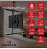 Maclean Ceiling Mount for TV, max. load 50 kg, 37–75", max. VESA 400x400, MC-175