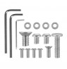 Ergo Office Monitor Mount/Hanger, Gas Spring, 17"-32", 1-10 kg, Matte White, Max. VESA 100x100, ER-691 W