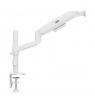 Ergo Office Monitor Mount/Hanger, Gas Spring, 17"-32", 1-10 kg, Matte White, Max. VESA 100x100, ER-691 W
