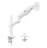 Ergo Office Monitor Mount/Hanger, Gas Spring, 17"-32", 1-10 kg, Matte White, Max. VESA 100x100, ER-691 W