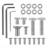 Ergo Office Mount/Hanger for 2 Monitors, Gas Spring, 17"-32", 1-10 kg, Matte White, ER-692 W